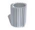 Customized Round Aluminum Heat Sink Extrusion AL6063 T5 Profile Radiator