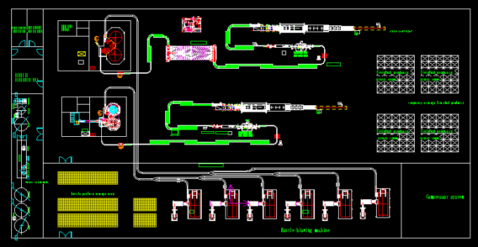स्वचालित पूर्ण पेय खनिज जल उत्पादन लाइन 4