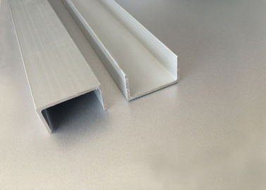 6061 T6 Extruded Aluminum Window Channel 5 - 20 um Anodized Film Thickness