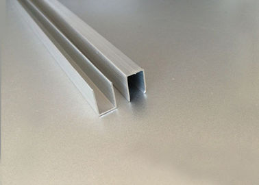 6061 T6 Extruded Aluminum Window Channel 5 - 20 um Anodized Film Thickness