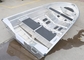 Flat Aluminum Alloy Speed Boat V Hull Sea Boat 3mm 10m
