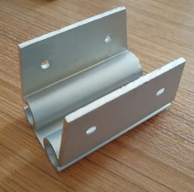 Silver U Shape Tent Keder Aluminium Industrial Profile With CNC Machining